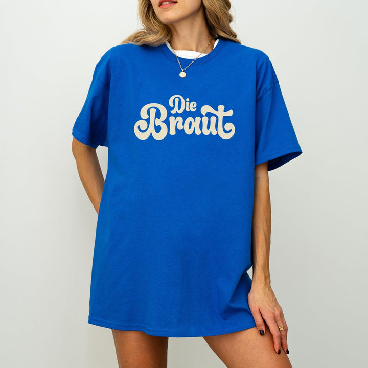 Retro JGA Braut T-Shirt – im einzigartigen Design-FaceeCo