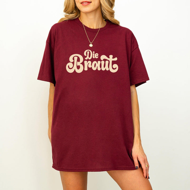 Retro JGA Braut T-Shirt – im einzigartigen Design-FaceeCo
