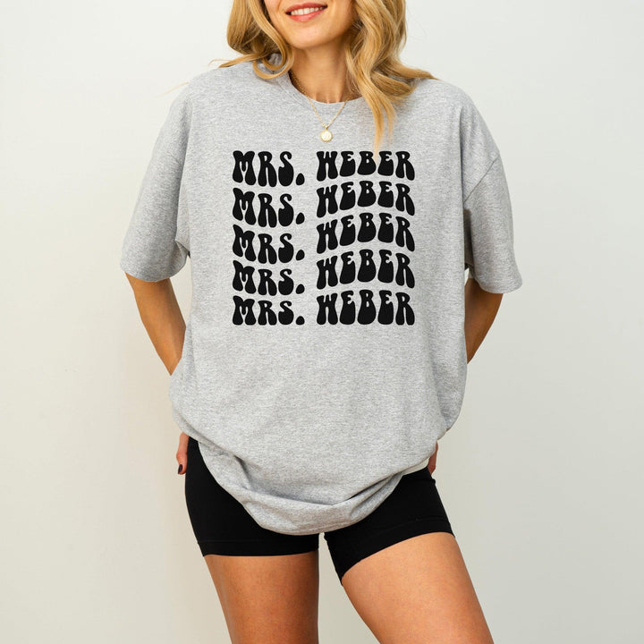 Retro-JGA-Braut-T-Shirt | Personalisiert mit Name-FaceeCo