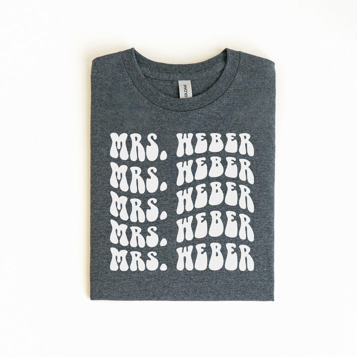 Retro-JGA-Braut-T-Shirt | Personalisiert mit Name-FaceeCo