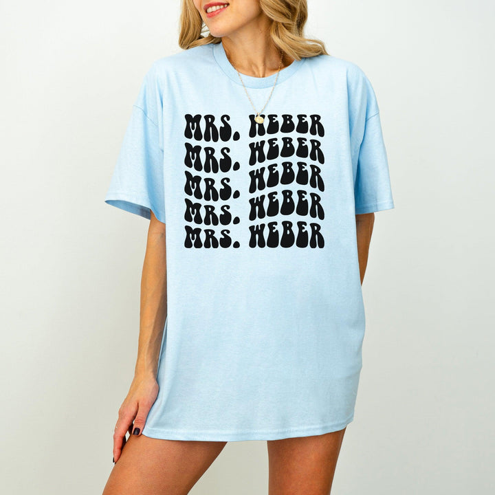 Retro-JGA-Braut-T-Shirt | Personalisiert mit Name-FaceeCo