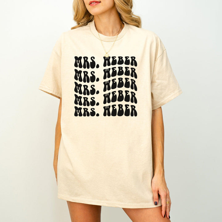 Retro-JGA-Braut-T-Shirt | Personalisiert mit Name-FaceeCo