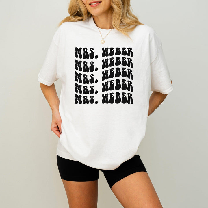 Retro-JGA-Braut-T-Shirt | Personalisiert mit Name-FaceeCo