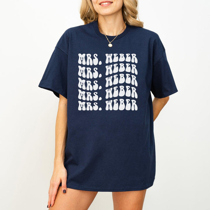 Retro-JGA-Braut-T-Shirt | Personalisiert mit Name-FaceeCo