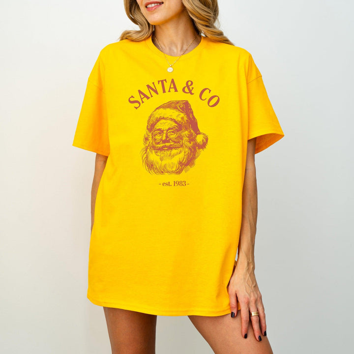 Santa & Co T-Shirt | Retro Weihnachtsmann-Shirt-FaceeCo