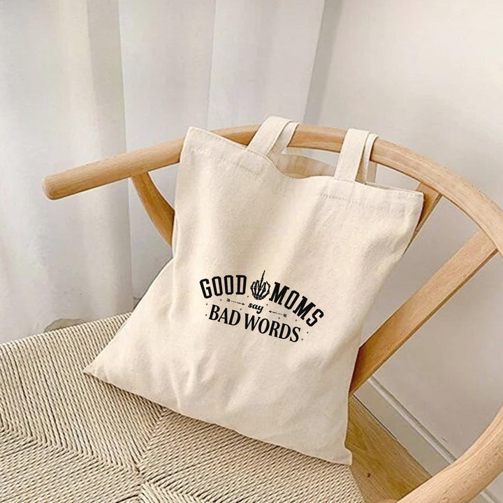 Sarkastische Mama Stofftasche aus Baumwolle | Lustige Tasche für Mütter-FaceeCo