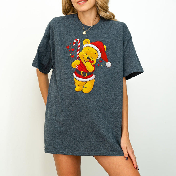 Süßer Bär als Weihnachtsmann-Shirt | Weihnachtsbär T-Shirt-FaceeCo