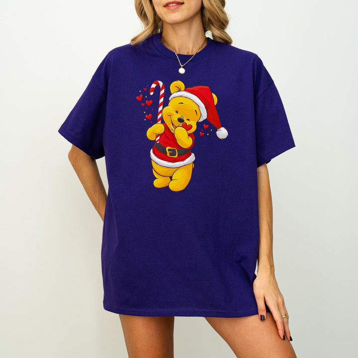 Süßer Bär als Weihnachtsmann-Shirt | Weihnachtsbär T-Shirt-FaceeCo