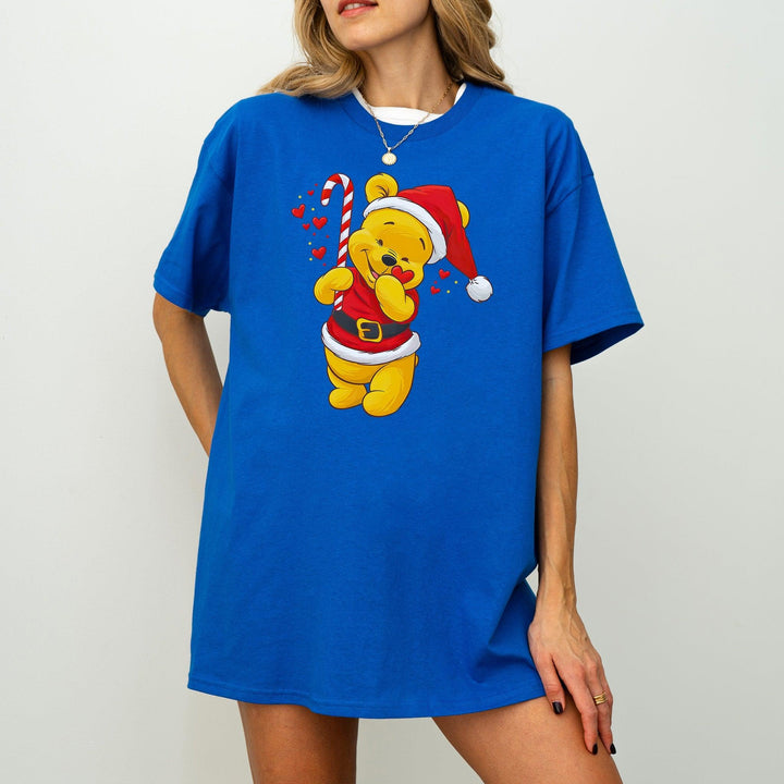 Süßer Bär als Weihnachtsmann-Shirt | Weihnachtsbär T-Shirt-FaceeCo