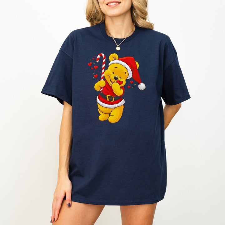 Süßer Bär als Weihnachtsmann-Shirt | Weihnachtsbär T-Shirt-FaceeCo