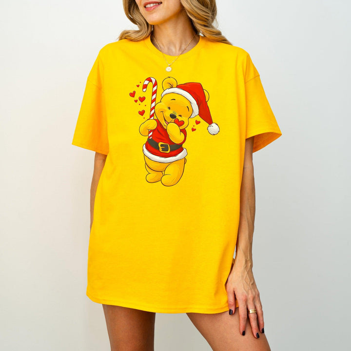 Süßer Bär als Weihnachtsmann-Shirt | Weihnachtsbär T-Shirt-FaceeCo
