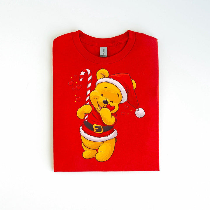 Süßer Bär als Weihnachtsmann-Shirt | Weihnachtsbär T-Shirt-FaceeCo