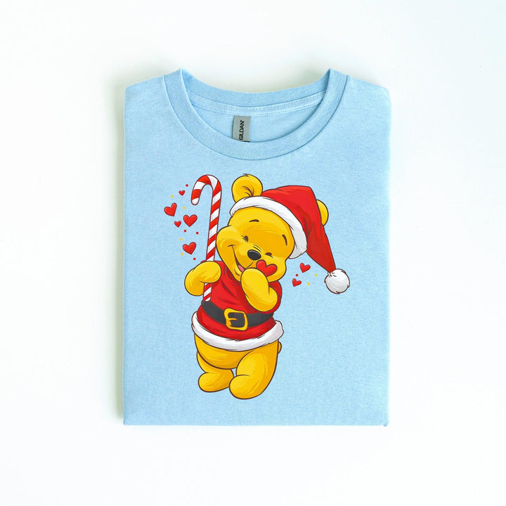 Süßer Bär als Weihnachtsmann-Shirt | Weihnachtsbär T-Shirt-FaceeCo