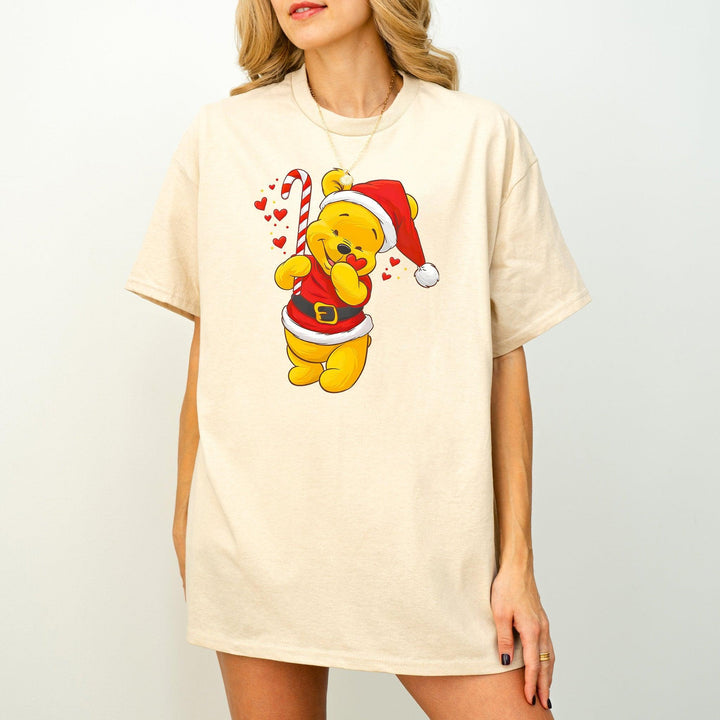 Süßer Bär als Weihnachtsmann-Shirt | Weihnachtsbär T-Shirt-FaceeCo