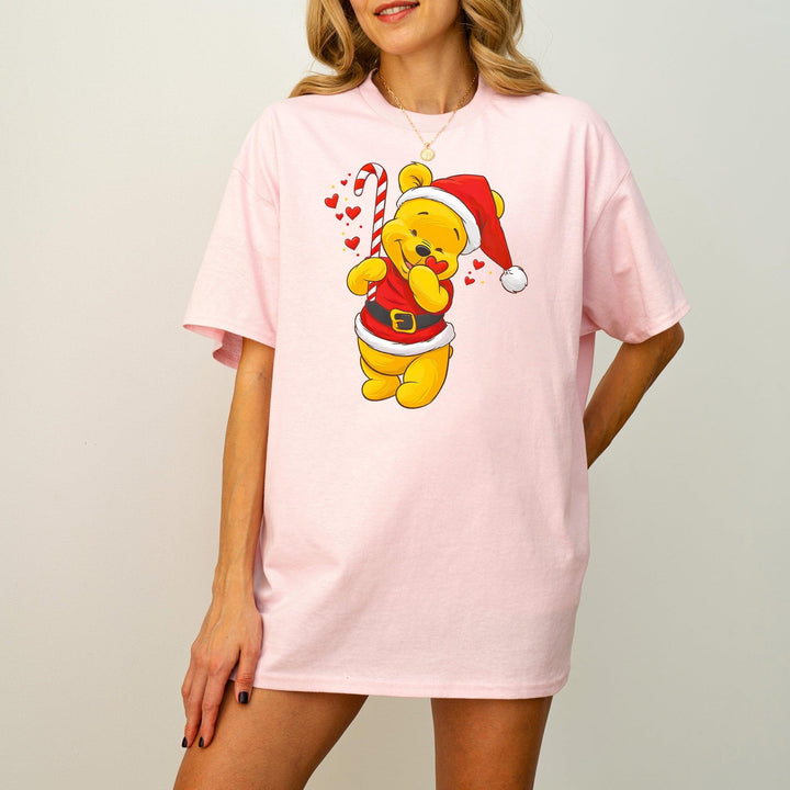 Süßer Bär als Weihnachtsmann-Shirt | Weihnachtsbär T-Shirt-FaceeCo