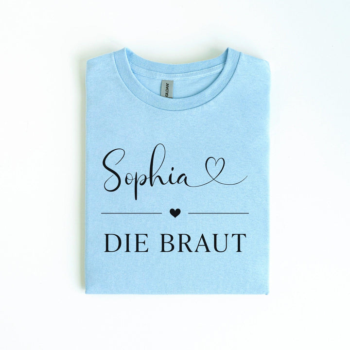 T-Shirt für die Braut – Junggesellinnenabschied | personalisiert mit Namen-FaceeCo