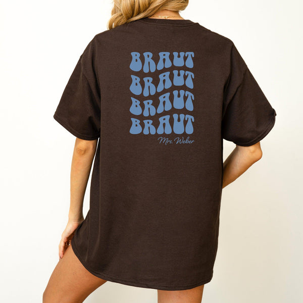 Individuelle Braut-Shirts für die Hochzeit-FaceeCo