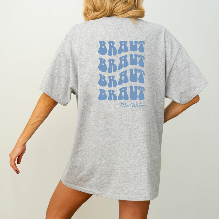 Individuelle Braut-Shirts für die Hochzeit-FaceeCo