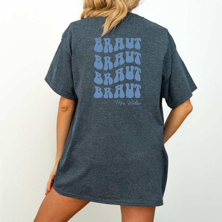 Individuelle Braut-Shirts für die Hochzeit-FaceeCo
