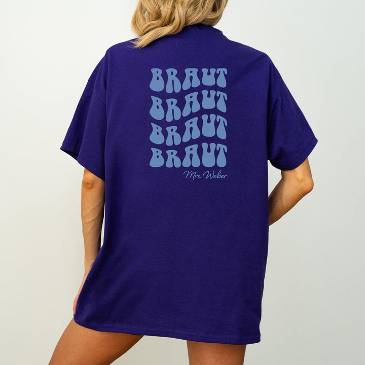 Individuelle Braut-Shirts für die Hochzeit-FaceeCo
