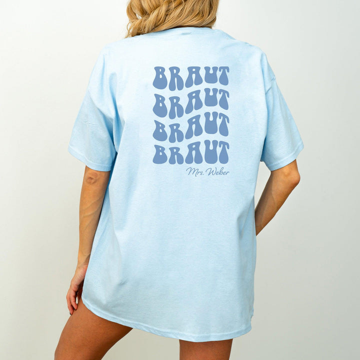 Individuelle Braut-Shirts für die Hochzeit-FaceeCo