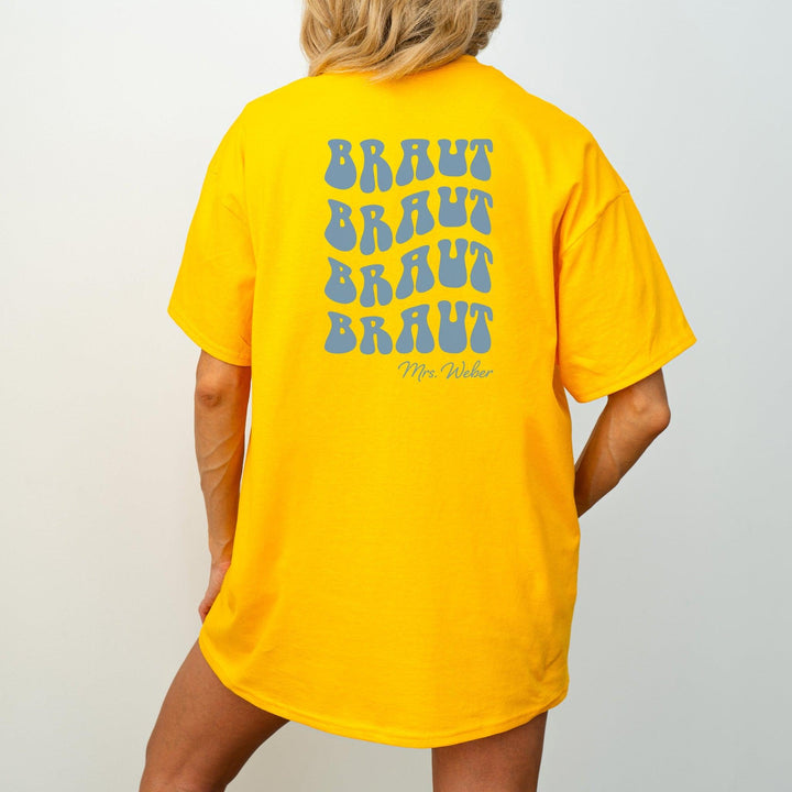 Individuelle Braut-Shirts für die Hochzeit-FaceeCo