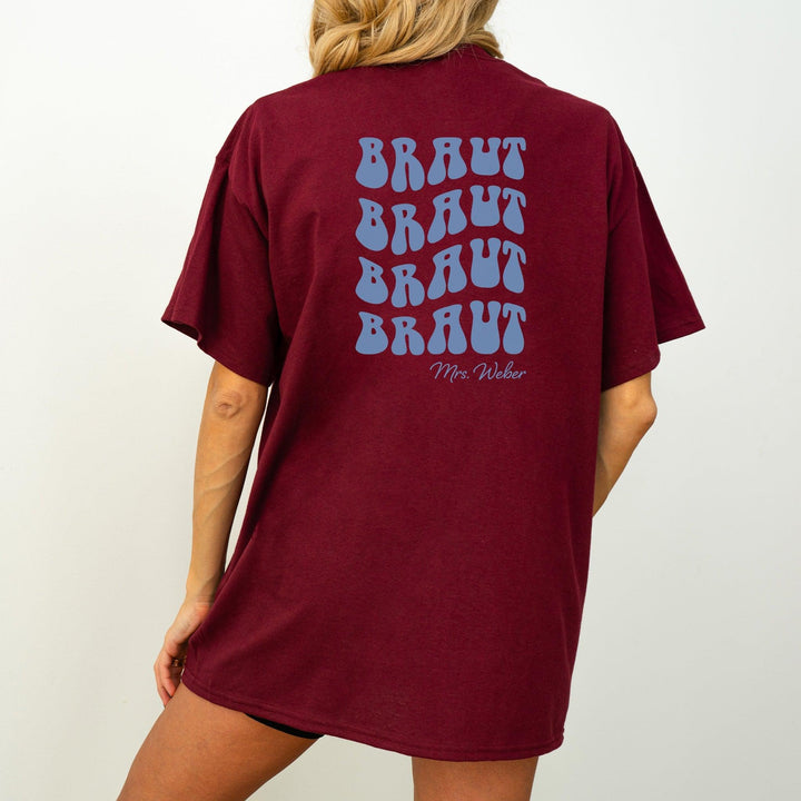 Individuelle Braut-Shirts für die Hochzeit-FaceeCo