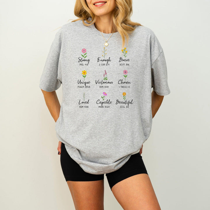 T-Shirt mit Bibelvers | Glaubens-inspiriertes-Shirt-FaceeCo