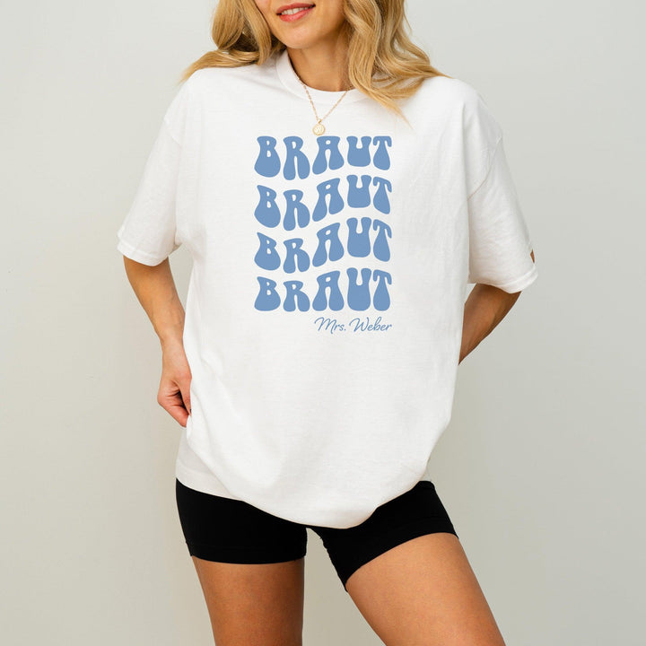T-Shirt für die Braut zum Junggesellinnenabschied – personalisiert-FaceeCo