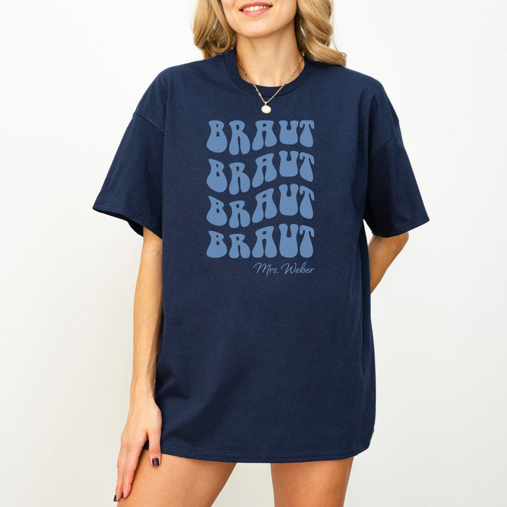 T-Shirt für die Braut zum Junggesellinnenabschied – personalisiert-FaceeCo