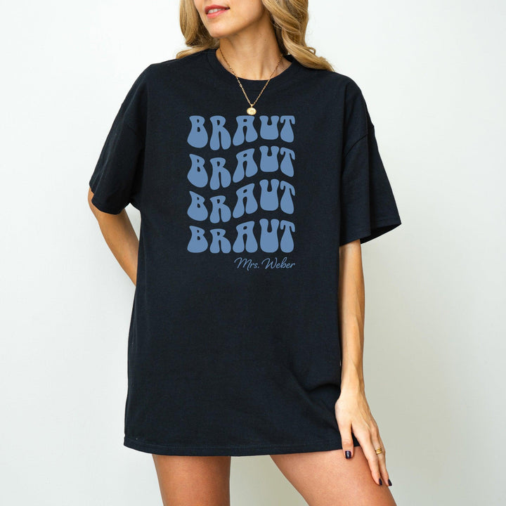T-Shirt für die Braut zum Junggesellinnenabschied – personalisiert-FaceeCo
