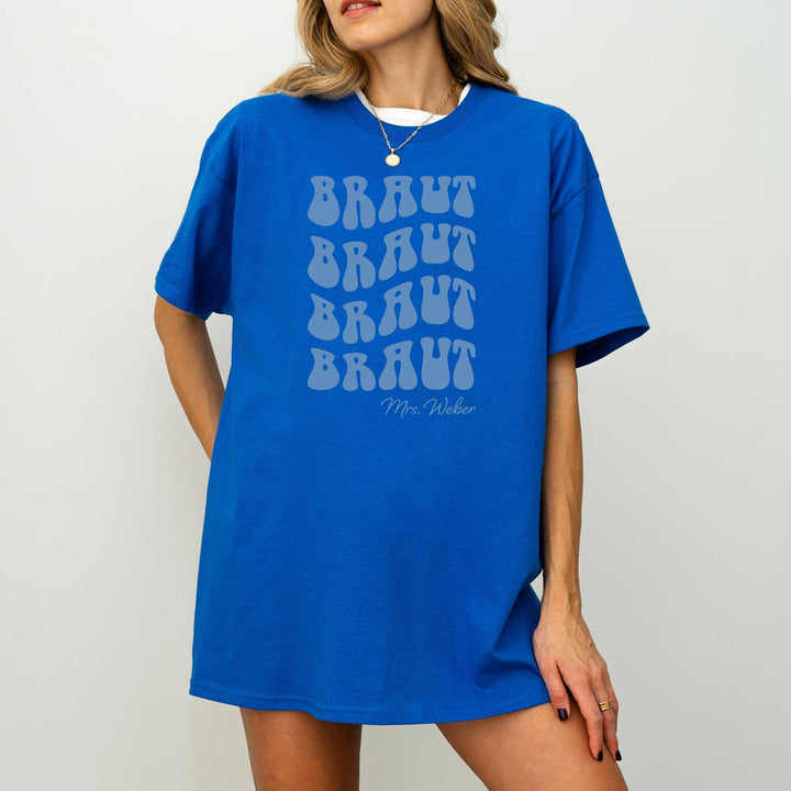 T-Shirt für die Braut zum Junggesellinnenabschied – personalisiert-FaceeCo