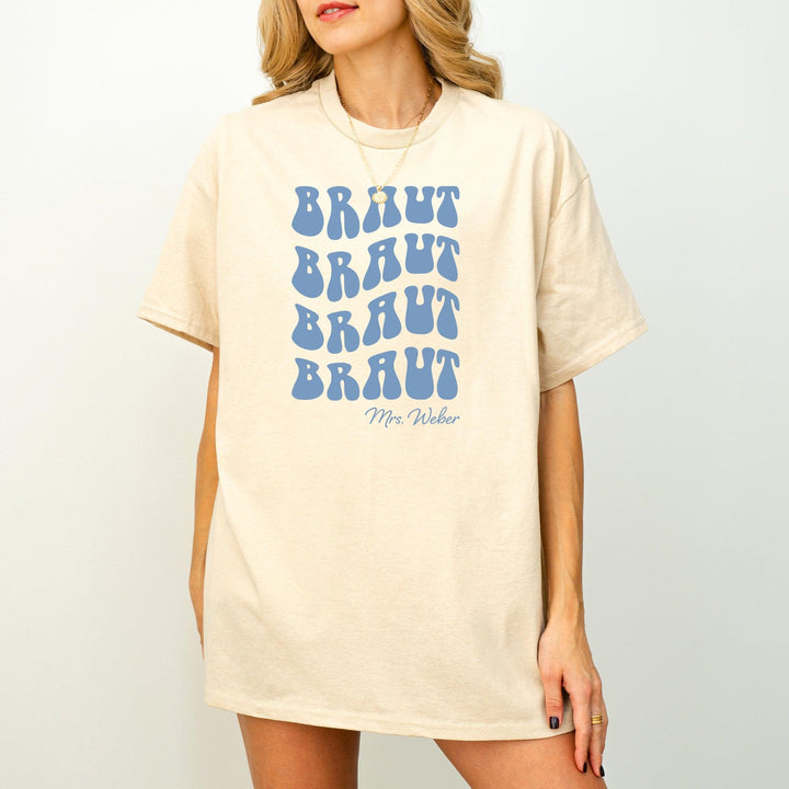 T-Shirt für die Braut zum Junggesellinnenabschied – personalisiert-FaceeCo