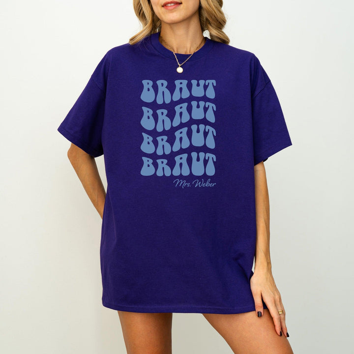 T-Shirt für die Braut zum Junggesellinnenabschied – personalisiert-FaceeCo