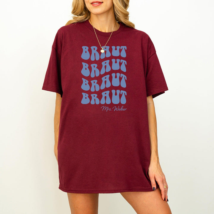 T-Shirt für die Braut zum Junggesellinnenabschied – personalisiert-FaceeCo