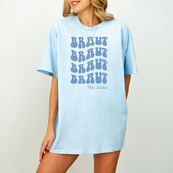 T-Shirt für die Braut zum Junggesellinnenabschied – personalisiert-FaceeCo
