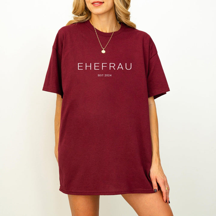 Ehemann und Ehefrau T-Shirts – personalisiert mit Hochzeitsdatum-FaceeCo