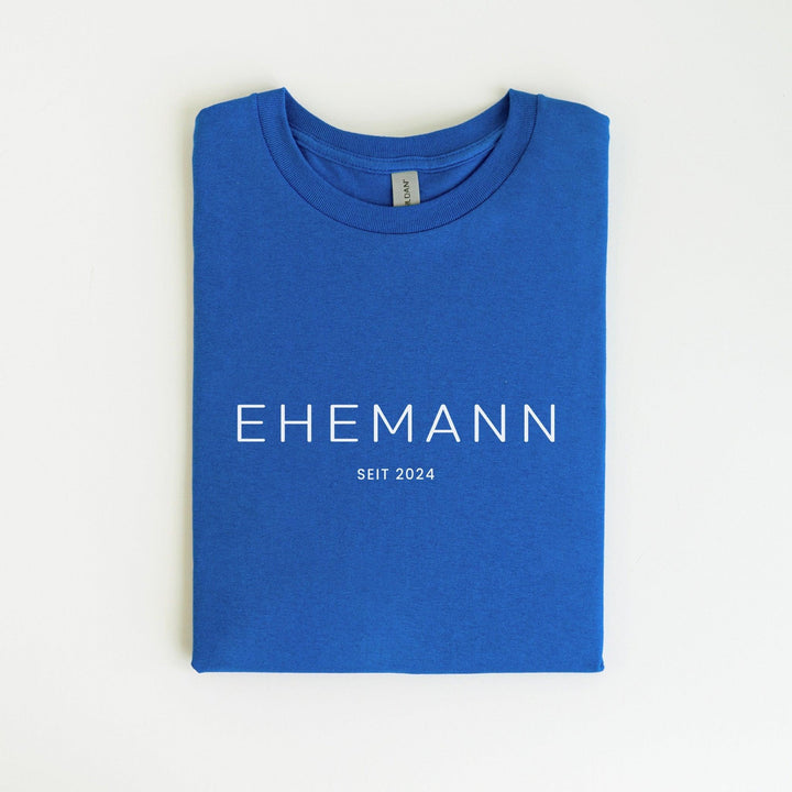 Ehemann und Ehefrau T-Shirts – personalisiert mit Hochzeitsdatum-FaceeCo