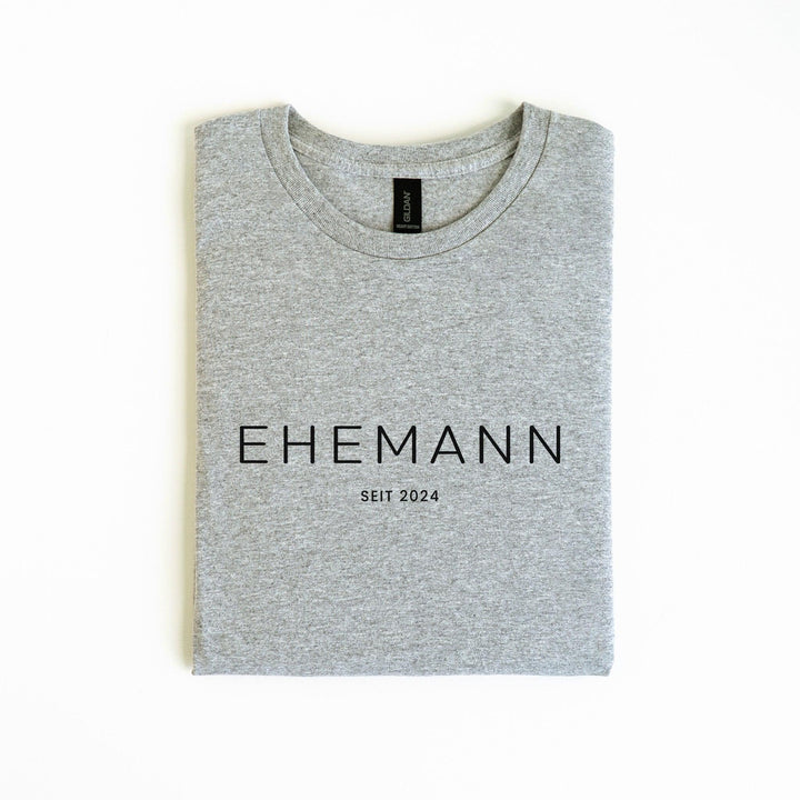 Ehemann und Ehefrau T-Shirts – personalisiert mit Hochzeitsdatum-FaceeCo