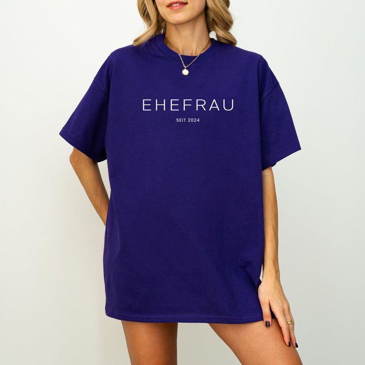Ehemann und Ehefrau T-Shirts – personalisiert mit Hochzeitsdatum-FaceeCo