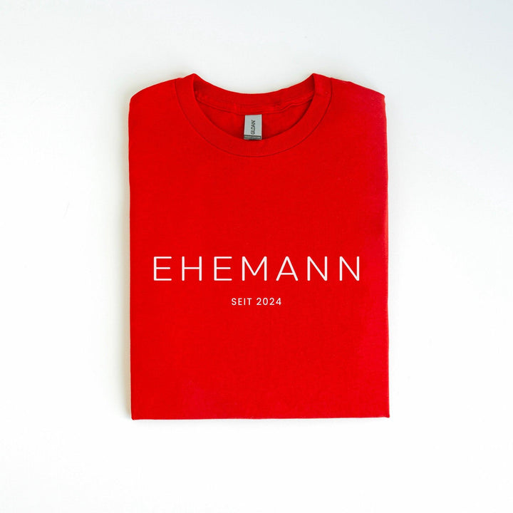 Ehemann und Ehefrau T-Shirts – personalisiert mit Hochzeitsdatum-FaceeCo