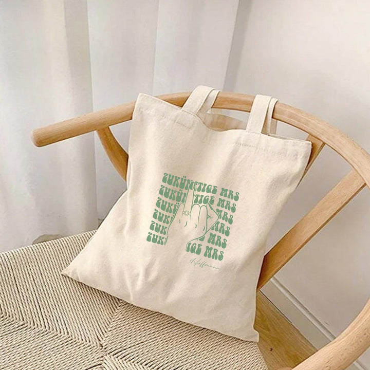 Tasche für die Braut mit individuellem Druck-FaceeCo