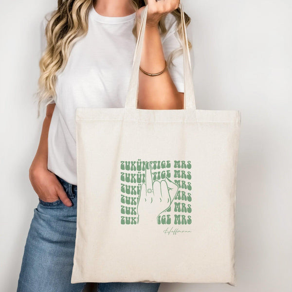 Tasche für die Braut mit individuellem Druck-FaceeCo