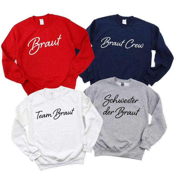Team Braut JGA Pullover für Frauen-FaceeCo