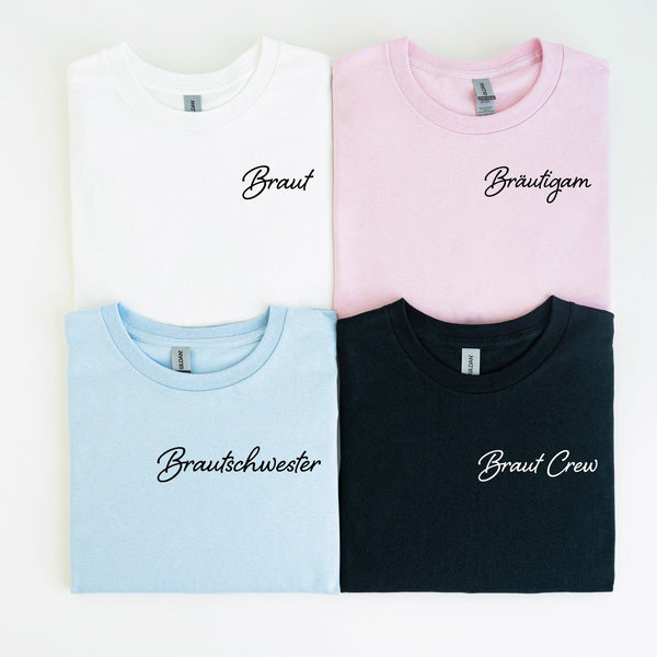 JGA T-Shirt Damen mit personalisiertem Text-FaceeCo