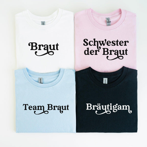 Team Braut Shirt – perfekt für die Brautparty-FaceeCo