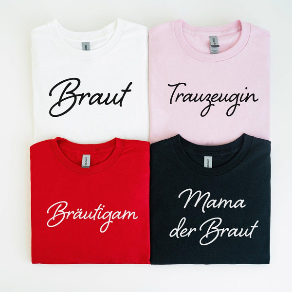 Team Braut T-Shirt für Junggesellinnenabschied-FaceeCo