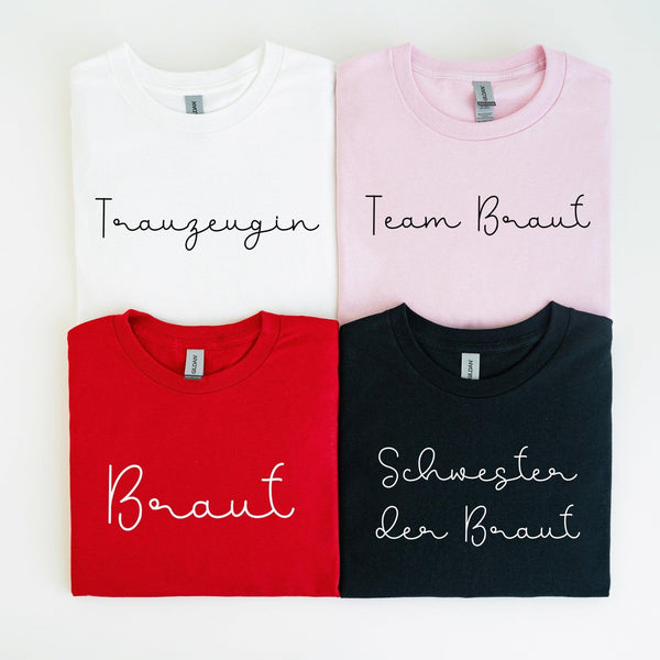 Team Braut Shirt | JGA | Trauzeugin T-Shirt-FaceeCo
