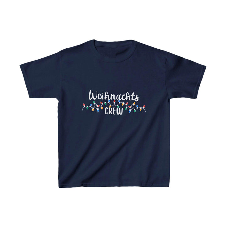 Unisex Baumwoll-T-Shirt für Kinder "Weihnachtscrew"-FaceeCo