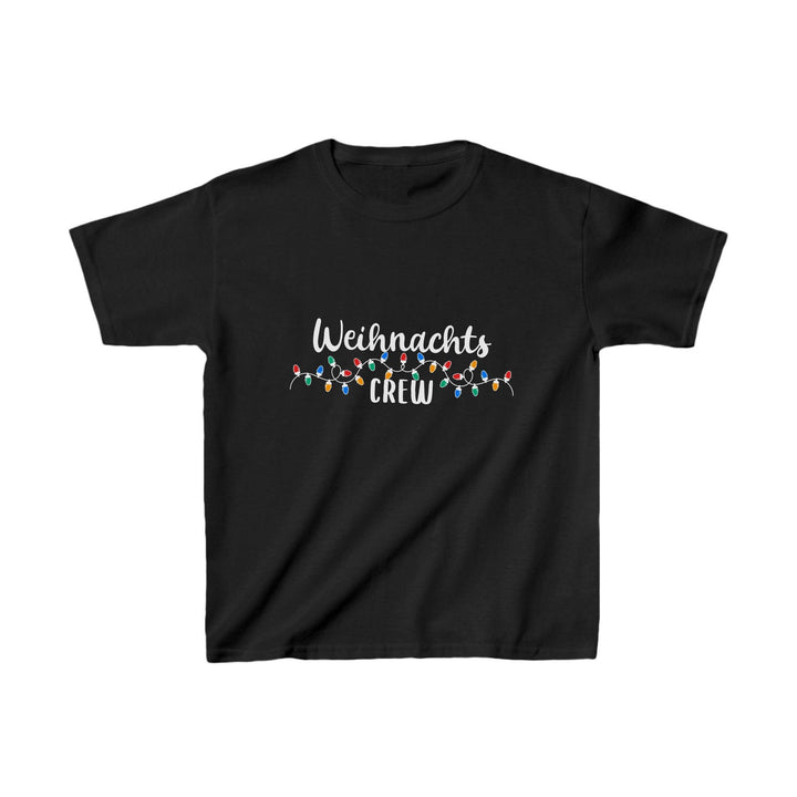 Unisex Baumwoll-T-Shirt für Kinder "Weihnachtscrew"-FaceeCo
